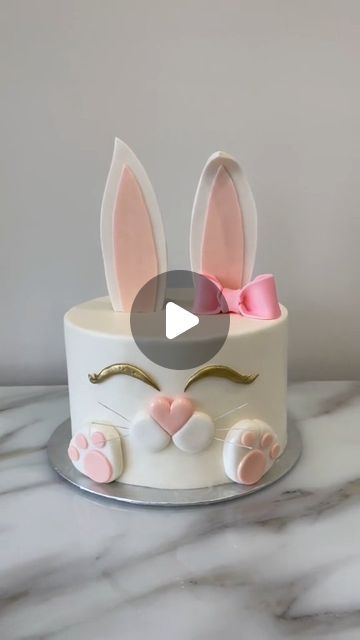 Bringing springtime delight to each cake layer, adorned with colorful flair. 🌼🎂  #baking #bakinglove #cake #reels | Instagram Bunny Cake Ideas, Cake Reels, Bunny Rabbit Cake, Bunny Birthday Cake, Bunny Cakes, Rabbit Cake, Bunny Birthday, Bunny Cake, Reels Instagram