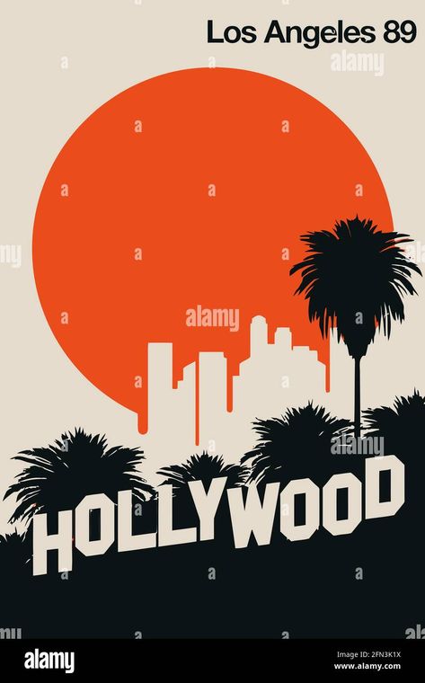 Hollywood Poster Ideas, Old Hollywood Illustration, Hollywood Sign Drawing, Old Hollywood Posters, Hollywood Typography, Hollywood Poster Design, Hollywood Silhouette, Hollywood Illustration, Hollywood Drawing