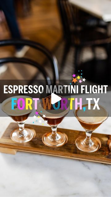 Fort Worth Love List on Instagram: "✨☕️WHERE TO FIND AN ESPRESSO MARTINI FLIGHT IN FORT WORTH // TAG THE COFFEE LOVER IN YOUR LIFE YOU’RE TRYING THIS WITH BELOW⬇️✨  #FortWorthLoveList // Coffee, flights, plus a little boozy twist = a few of our favorite things! We never thought we’d see the day the espresso martini flight came to Fort Worth, but here we are!✨  @ascensioncoffee is known for their iconic flights, but this one is by our FAV! The espresso martini comes with three flavors: the original, blood orange and white chocolate mocha!☕️  This is the perfect flight to order during brunch or for an after work toast! The flight s served at the Fort Worth location and the White Rock location!🥂  LOCATION // 1751 River Run Suite #151, Fort Worth, TX 76107 HOURS // 6:30AM - 5PM Sun - Sat  Add Coffee Flights, Orange Espresso, White Chocolate Mocha, Chocolate Mocha, Love List, White Rock, The Fort, Espresso Martini, Blood Orange