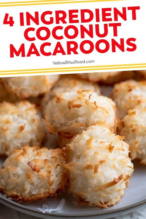 Beijing Beef, Coconut Macaroons Easy, Macaroons Recipe, Coconut Macaroon, Vanilla Biscuits, Valentines Recipes Desserts, Coconut Macaroons Recipe, Macaroon Cookies, Low Carb Cheesecake