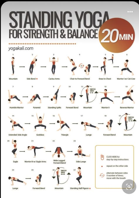 45 Minute Yoga Sequence, Balancing Yoga Sequence, Standing Yoga Sequence, Hata Yoga, Vinyasa Yoga Sequence, Yoga Workout Routine, Yoga Teacher Resources, Standing Yoga, Yoga Flow Sequence