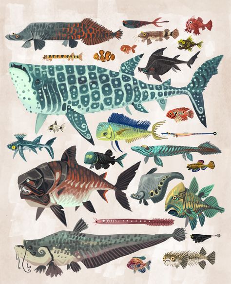 The Fish, Animal Drawings, Beautiful Things, Art Inspiration, Fish, Drawings, Art