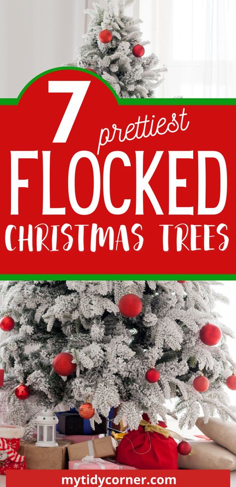 Flocked Pine Christmas Tree Decorated, Decorating White Flocked Christmas Tree, 12 Ft Flocked Christmas Tree, Decorated Flocked Tree Ideas, Heavy Flocked Christmas Tree Decorated, Prelit Flocked Christmas Tree, Flocked Trees Decorated Ideas, Red Flocked Christmas Tree Ideas, Small Flocked Christmas Tree Decor