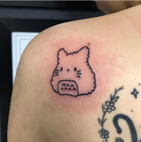 Onigiri Tattoo, Sushi Tattoo, Cat Tattoo, Print Tattoos, Paw Print Tattoo, Paw Print, Tattoo Ideas, Tattoo Designs, Tattoos