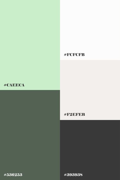 Modern green color combination with dark green, white, black, neutrals. Do you like this color scheme - save it for your future graphic design or visual brand identity projects.

Franzi Speer | Graphic Design | Pattern Design | Mockups Green White Black Color Palette, Future Graphic Design, Palette Green, Green Color Combinations, Black Color Palette, Modern Color Palette, Green Colour Palette, Graphic Design Pattern, Perfect Palette