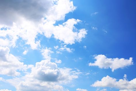 Sfondo di cielo blu con nuvole bianche. ... | Premium Photo #Freepik #photo #cielo-nuvole #nuvole #cloud-background #cielo-sfondo Cloud Background, Premium Photo, Texture