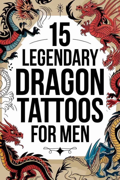 Mythical Ink: 15 Male Dragon Tattoo Ideas to Unleash Your Power Fierce Dragon Tattoo, Unique Dragon Tattoo For Men, Dragon Calf Tattoo Men, Male Dragon Tattoo, Mens Dragon Tattoo, Realism Dragon Tattoo, Dragon Silhouette Tattoo, Gothic Dragon Tattoo, Mythical Dragon Tattoo