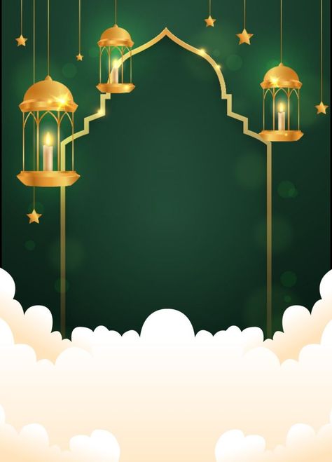 Islamic Backgrounds, Ramadan Mubarak Wallpapers, Muslim Prayer Room Ideas, Heaven Painting, Gold Foil Background, Free Wedding Cards, Eid Background, Islamic Holidays, Ramadan Background