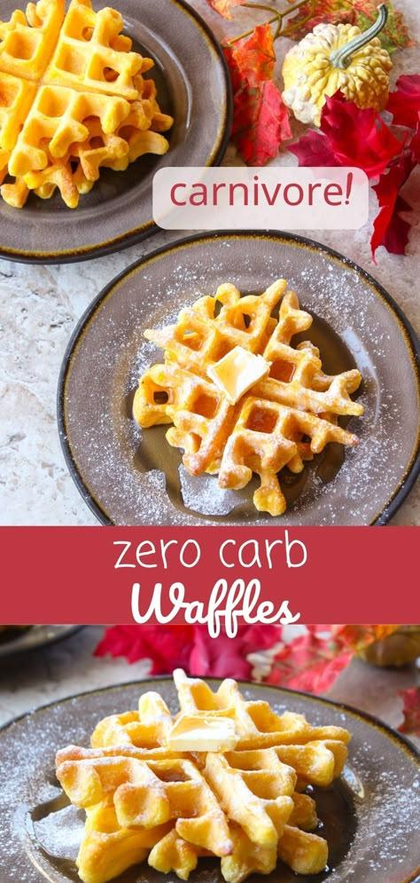 Low Carb Egg Ideas, Carnivore Diet Dairy Free, Keto Chicken Waffles Recipe, Soft Carnivore Diet, Low Carb Protein Waffles, Dairy Free Carnivore Diet Recipes Easy, Carnivore Dairy Free, Carnivore Supper Ideas, Carnivore Cheese Sauce