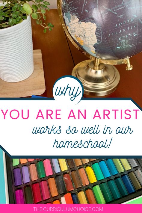 You ARE An Artist homeschool art lessons have made all the difference in our learning. This is everything you need to know about the curriculum itself, and why it is so effective. Adding not just a one-off art class, but instead infusing elements of artistic expression into almost everything we learn has completely changed the game for my boys (and for me as a homeschool mom). Review by Shawna at The Curriculum Choice. #homeschooreview #thecurriculumchoice #youareanartist Homeschool Art Lessons, Homeschooling Elementary, Homeschool Art Curriculum, Homeschool Coop, Art Literature, Homeschool Elementary, Music Appreciation, Online Art Classes, Creative Class