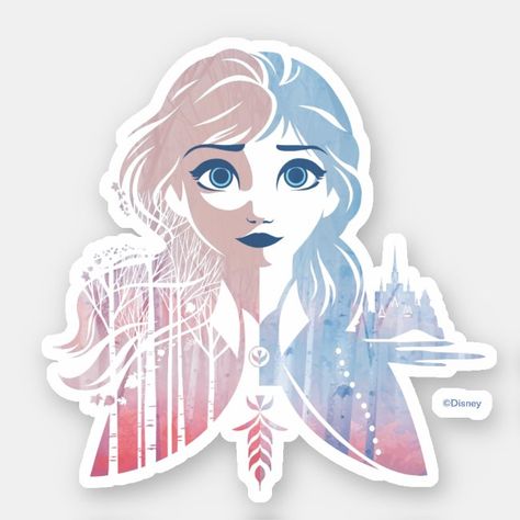 Disney Stickers Printables, Frozen 2 Anna, Frozen Kids, Cute Laptop, Frozen Movie, Frozen Disney Movie, Cute Laptop Stickers, Disney Sticker, Rose Drawing