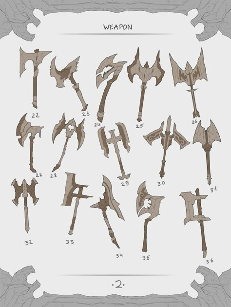 Types Of Swords, Props Art, Fantasy Props, Cool Swords, Prop Design, Armor Concept, Design Concepts, Axes, Character Concept