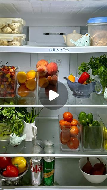 Meenakshi | Lifestyle Blogger on Instagram: "Have you heard of fridgescaping?

Inspired by @lynziliving I tried my hands at fridgescaping 

What I loved about the process was that you can use things lying around in your home to make your fridge look pretty and organised without the use of fancy storage boxes

Let me know what you think and would you try doing this ?

Fridge organisation, Sunday routine, home and lifestyle 

#fridgescaping #kitchenorganization" Fancy Storage, Fridge Organisation, Sunday Routine, Fridge Organisers, Fridge Organization, Lifestyle Blogger, What You Think, You Tried, The Process