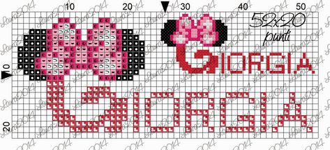 Gli schemi di Laura: Giorgia Cross Stitch Floss, Tema Disney, Stitch Character, Baby Looney Tunes, Pixel Art Templates, Needlepoint Stitches, Cross Stitch Baby, Cross Stitch Alphabet, Bead Loom Patterns