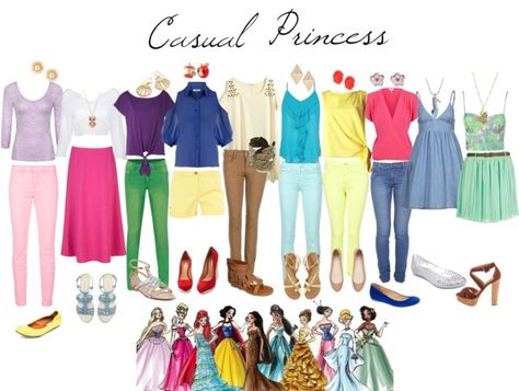 Casual Princess by cindy-tosca-ramos on Polyvore Disney Bound Outfits Casual, Disneybound Outfits, Princess Inspired Outfits, Disney Dress Up, Disney Princess Outfits, Disney Themed Outfits, Disney Dress, Disney World Outfits, Disney Inspired Fashion