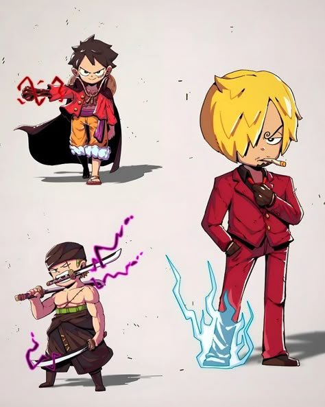 Instagram'da Sanji | One Piece: “mini the monster trio ~ follow for more 🔥 ~ credit @psychoramen #art #artist #animeart #onepiece #mini #trio #cute” One Piece 2023, How To Draw Like One Piece, Mini Mini, Chibi One Piece, One Piece Ideas, One Piece Trio, One Piece Art Drawing, Monster Trio One Piece Matching Pfp, One Piece Cute