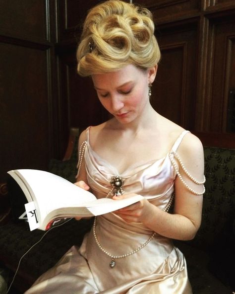 Mia Wasikowska on the Crimson Peak set, photo by Cliona Furey Alice Mia Wasikowska, Mia Wasikowska Jesse Eisenberg, Crimson Peak Mia Wasikowska, Mia Wasikowska Aesthetic, Crimson Peak Dress, Crimson Peak Aesthetic, Crimson Peak Edith, Crimson Peak Costumes, Gothic Films