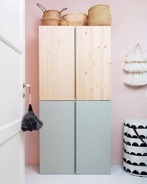 Ikea Hack Kids, Ikea Ivar Cabinet, Armoire Ikea, Mommo Design, Hacks Ikea, Pine Cabinets, Ikea Ivar, Ikea Kids, Ikea Furniture Hacks