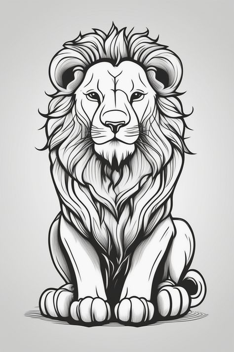 Playground AI - Cute lion === >>AI #Logo Maker Make a #professional logo in a few #clicks <<=== Dive into the world of captivating logo design! Explor Lion Art Tattoo, Lion Sketch, Vbs 2023, Lion Illustration, Lion Drawing, Lion Tattoo Design, Cartoon Crazy, Nautical Tattoo, Brand Logo Design