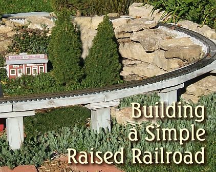 Building a Simple Raised Railroad Lgb Trains, Train Village, Garden Train, Train Garden, Garden Railings, Ho Train Layouts, Garden Trains, Bridge Model, Elevated Gardening