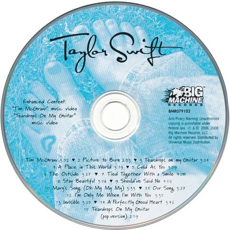 Taylor Swift Debut Vinyl, Taylor Swift First Album, Future Wall, Taylor Swift Debut Album, Debut Taylor, Taylor Swift Debut, Mary's Song, Watch Wallpapers, Scrapbook Pictures