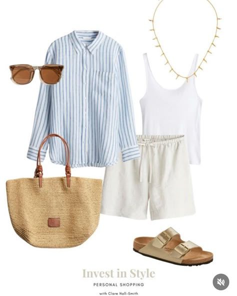 Casual Mum Outfit, Country Club Attire, Summer Outfit Guide, Summer Holiday Outfits, Florida Style, Classic Style Outfits, Casual Day Outfits, Coastal Grandma, Classic Outfits