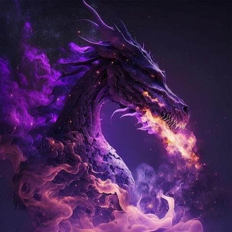 Amythest Dragon Dnd, Purple Dragon Aesthetic, Violet Dragon, Purple Dragons, Flame Dragon, Aria Blaze, Fantasy Vibes, Dragon Energy, Space Dragon