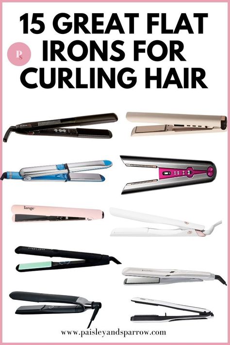 The best hair straighteners to create flat iron waves and flat iron curls! Get the hairstyle you want with a hair straightener. Straight Hairstyles Ideas, Babyliss Hair Straightener, Best Flat Iron, Bandana Hairstyles Short, Flat Iron Tips, Iron Curls, Flat Iron Waves, Flat Irons Best, Hair Irons