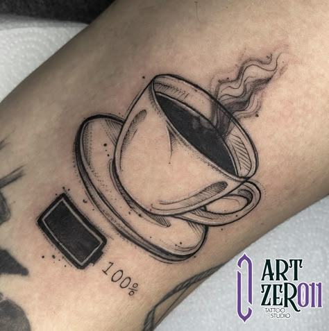 Coffee Mug Tattoo Ideas, Coffee Mug Tattoo, Coffee Tattoo Ideas, Mug Tattoo, Coffee Tattoos, Sleeves Ideas, Sleeve Ideas, Makeup Tattoos, School Things