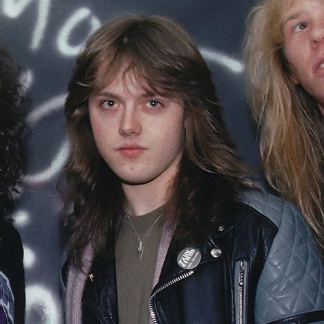 80s Haircuts, Kirk Metallica, Lars Ulrich, 80s Hair Bands, Heavy Metal Art, 80s Bands, Music Pics, Thrash Metal, Fade To Black