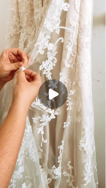 Wedding Planner | Lake Tahoe | Northern California on Instagram: "How to Bustle a Wedding Dress  Here at MCE, we’ve bustled 100’s of gowns in our day. This tutorial is a super simple step by step on how to bustle a gown.  Super helpful for your mothers and maids!   A few additional helpful tips for you:  ▫️Put your hand under the lace layer as you gently trace it down the lace when identifying the buttons and thread loops. The flesh tone contract will help you visually identify them.  ▫️If there’s an extensive two layers of gown to bustle, drape the top layer over the bride’s shoulders while bustling the top one FIRST then move on to the second.  ▫️Crochet hooks are handy. (We don’t use one) ▫️Know that some seamstresses will use ribbon instead of buttons/loops.  The ribbon is always under How To Bustle A Wedding Dress Diy, Diy Wedding Dress Bustle, How To Bustle A Wedding Dress, Bustle A Wedding Dress, Wedding Gown Bustle, Layer Wedding Dress, French Bustle, Wedding Dress Buttons, Melissa Sweet