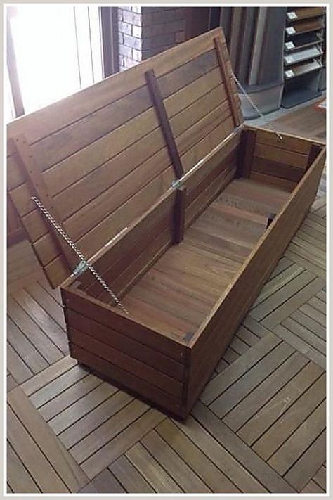 Outdoor Storage Benches - Just In! Amazing items from leading brands to meet your supply needs. Patio Storage Bench, Diy Bench Seat, Diy Bank, Wooden Storage Bench, Pool Storage, Outdoor Storage Bench, Diy Storage Bench, Diy Bench Outdoor, Storage Bench Seating