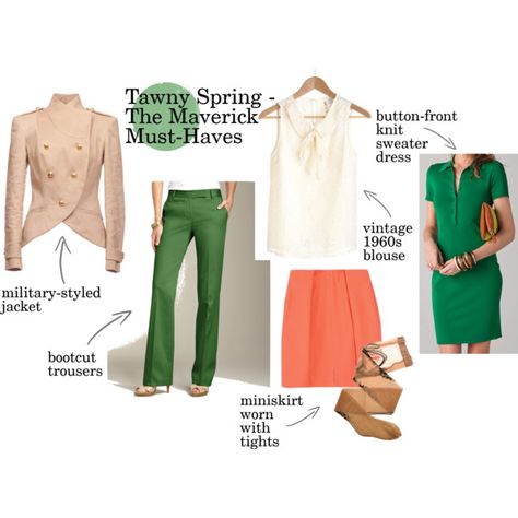 "Tawny Spring Must-Haves" by goldkehlchen on Polyvore Zyla Tawny Spring, Wardrobe Sudoku, Spring Colouring, Tawny Spring, Warm Spring Color Palette, Warm Spring Outfits, Polyvore Spring, True Spring Colors, Color Seasons