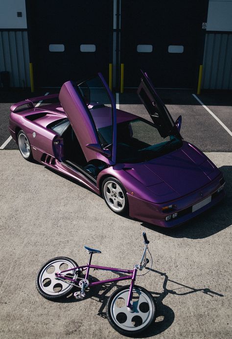 Jdm Lamborghini, Cars Vintage Wallpaper, 90s Lamborghini, Lambo Diablo Sv, Se Bikes, Foto Cars, Lamborghini 1980, Lamborghini Diablo Se30, Lamborghini Diablo Purple