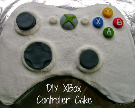 XBox Cake Controller Cake, Xbox Party, Xbox Cake, Milk Chocolate Cake, Birthday Cake For Boyfriend, Video Game Cakes, Cake For Him, Cake For Boyfriend, Pull Apart Cake