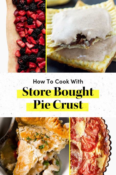 17 Unexpected Sweet And Savory Recipes That Start With Store Bought Pie Crust Recipes Using Pillsbury Pie Dough, Dinner Made With Pie Crust, Meal With Pie Crust, Dinner In A Pie Crust, Recipes To Use Up Pie Crust, Recipes With A Pie Crust, What To Make With Pie Crust Dinner, Pie Crust Pockets, Boxed Pie Crust Recipes