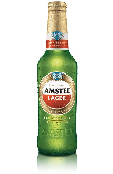 AMSTEL SLOW BREWED LAGER. on Behance Speights Beer, Beer Bottle Product Photography, Miller Lite Beer Poster, Amstel Beer, Beer Burger, Lite Beer, Best Quotes Images, African Market, Lager Beer