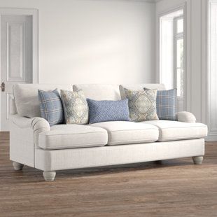 French Country Aesthetic, Kelly Clarkson Home, Sofa Review, Rolled Arm Sofa, Kelly Clarkson, Living Room Furniture Sofas, Upholstered Arm Chair, Small Space Living, Upholstered Sofa