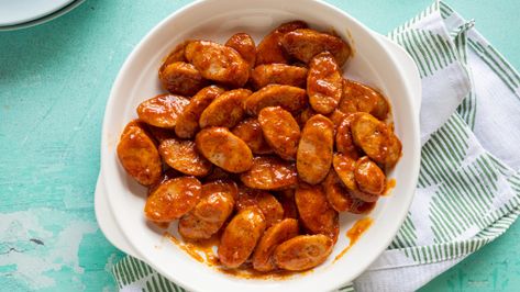 This is a MUST at every holiday in our family. I suggest doubling the recipe...it always goes fast! Polish Appetizers, Best Swedish Meatball Recipe, Appetizers For A Party, Christmas Meat, Southwest Recipes, Bacon Wrapped Scallops, Chicken Cake, Spicy Tomato Sauce, Mini Bites