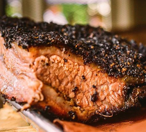 Beef Brisket Recipes Smoked On Gas Grill, Bbq Brisket Grill, Gas Bbq Recipes, Brisket Gas Grill, Brisket On Gas Grill, Brisket On Grill, Oven Roasted Brisket, Roasted Brisket, Tri Tip Steak