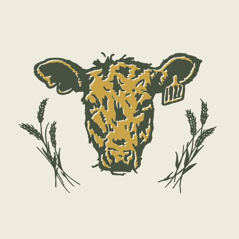 🚜🐄 Can you tell I’m back home from Philly… fun logo design for a local farm expanded into a small branding project! Loving learning procreate.🥛🌾 #brandingproject #rustic #rusticfarmhouse #rusticart #rusticlogo #farm #farmhousestyle #farmhousedecor #cow #cowgirl #johndeere #dairyfarm #branding #brandingdesign #logodesigner #logo #countrylife #countrybrand #farmbranding Learning Procreate, Farm Sayings, Farm Logo Inspiration, Fun Logo Design, Farm Branding, Cow Logo, Cow Illustration, Rustic Logo, Fun Logo