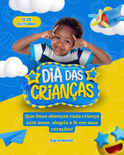 100% Editável | Dia das Crianças | Mês das Crianças | Social Media | Mídia Social | Arte digital #templateInstagram #design #instagramfeed #feedinstagram #anúncioscriativos #propagandascriativas #publicidadecriativa #empresas #lojas #comércio Template Instagram, Post Instagram, Story Instagram, Single Image, Instagram Post Template, Canva Templates, Post Design, Post Templates, Design Details