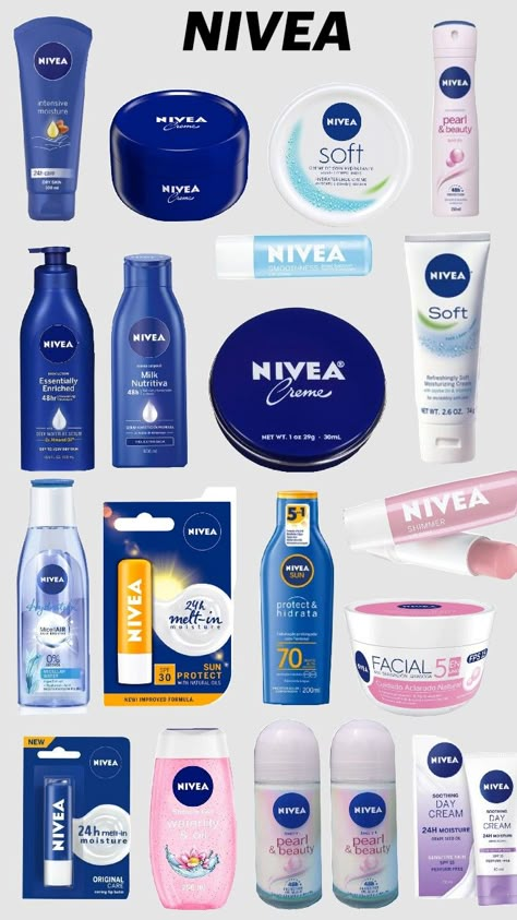 #nivea Nivea Skincare, Nivea Aesthetic, Nivea Skin Care Products, Hair Care Oils, Diy Skin Care Routine, Skin Aesthetics, Makeup Accesories, Healthy Skin Tips, Teeth Care