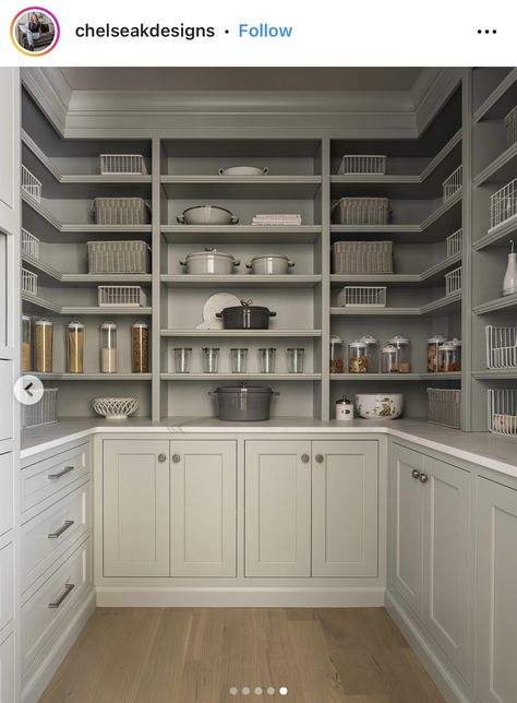 Scullery Pantry, Steve Tiek, Dream Pantry, Provincial Home, Butler’s Pantry, Pantry Cupboard, Pantry Shelving, Laundry Room Remodel, Kitchen Pantry Design