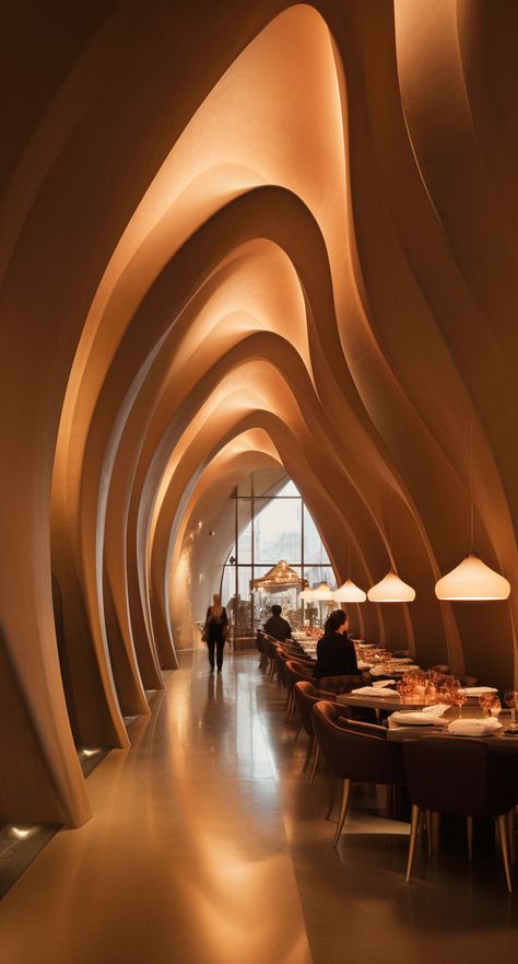 Parametric Interior Design, Luxury Retail Interior, Interior Render, Architecture Restaurant, Restaurant Architecture, Parametric Design, Tableau Design, Architecture Design Concept, Restaurant Interior Design