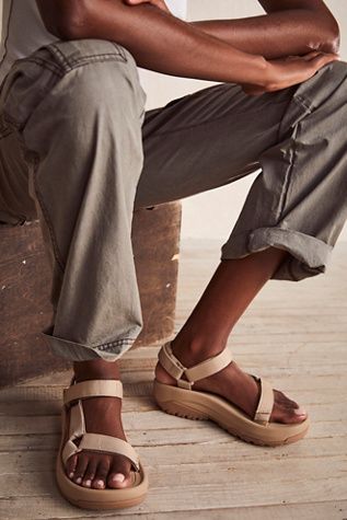 Teva Hurricane XLT Ampsole Sandals | Free People Teva Sandles Outfits, Teva Platform Sandals Outfit, Kobold Druid, How To Style Teva Sandals, Teva Outfits, Teva Sandles, Teva Outfit, Teva Sandals Outfit, Teva Platform