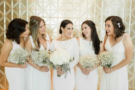 Baby's Breath Wedding Bouquet, Baby's Breath Bouquet, Baby's Breath Wedding, Elegant Minimalist Wedding, Hydrangea Bouquet Wedding, Atlantic City New Jersey, Cascading Wedding Bouquets, Neutral Wedding Colors, Wedding Roles