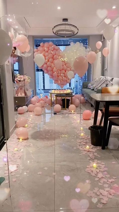 Party ideas in 2022 | Birthday decorations, Birthday party theme decorations, Balloon decorations Surprise Birthday Decorations, Idee Babyshower, Desain Buklet, Romantic Room, Diy Balloon Decorations, Birthday Party Theme Decorations, Birthday Balloon Decorations, Theme Party Decorations, Balloon Decorations Party