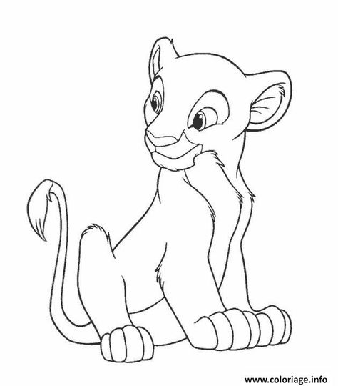 Coloriage roi lion nala lionceau à imprimer Nala Lion King, Disney Sticker, Disney Colors, Hand Embroidery Projects, Disney Coloring Pages, Science Art, Lion King, Jack Russell, Free Coloring Pages