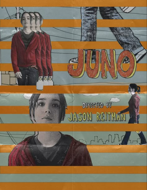 Juno Poster Vintage, Juno Movie Poster, Juno Poster, Juno Movie, Dorm Room Posters, Poster Idea, Film Poster Design, Dorm Posters, Poster Room